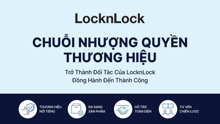 KHÁM PHÁ MÔ HÌNH CHUỖI NHƯỢNG QUYỀN THƯƠNG HIỆU CỦA LOCKNLOCK TẠI TRIỂN LÃM QUỐC TẾ VIETRF 2024