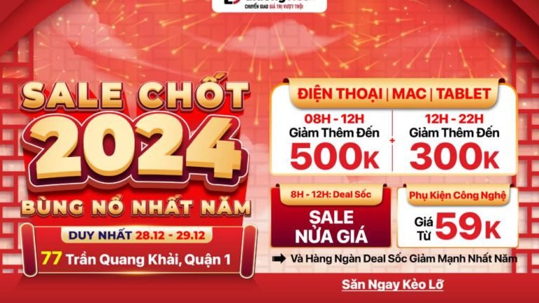 Đến Di Động Việt 77 Trần Quang Khải tận hưởng trọn vẹn ”mùa sale”