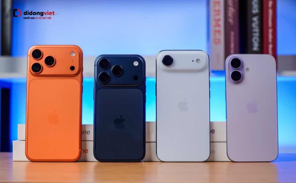 Sắm Tết tại Di Động Việt: iPhone 17 Pro Max, MacBook M4 và Samsung Galaxy S25 Ultra giảm đến 1 triệu đồng